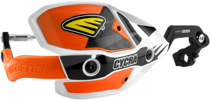 CYCRA Ultra Probend CRM Wrap Around Handguards for 1-1/8" Handlebars - White/Orange 1CYC-7408-22X