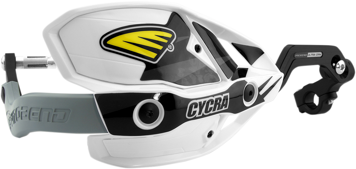 CYCRA Ultra Probend CRM Wrap Around Handguards for 1-1/8" Handlebars - White/White 1CYC-7408-42X