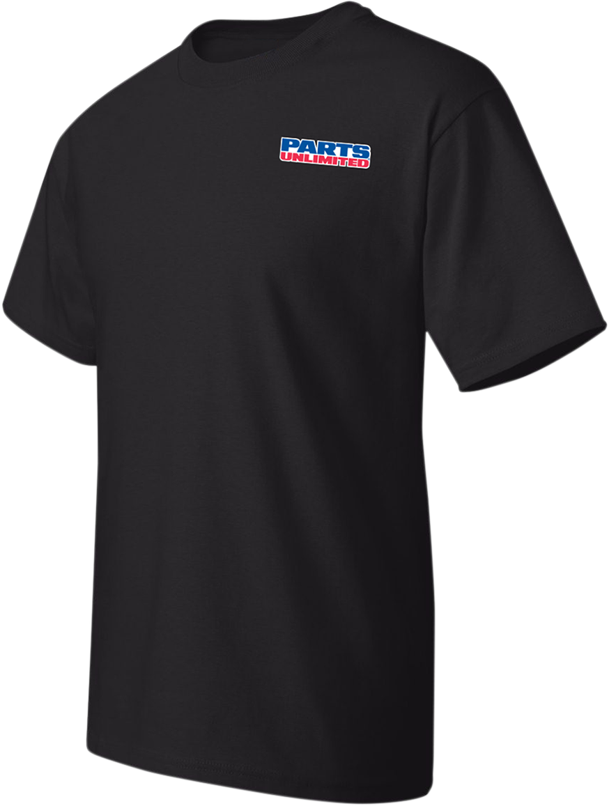 PARTS UNLIMITED Parts Unlimited T-Shirt - Black - Small 3030-15223