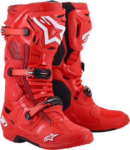 ALPINESTARS Tech 10 Boots - Red - US 11 / EU 45.5 2010020-30-11