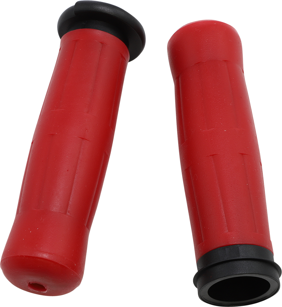 AVON GRIPS Old School Rubber Grips - Throttle-By-Wire - Red OLD-69-RED-FLY