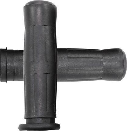 AVON GRIPS Old School Rubber Grips - Throttle-By-Wire - Black OLD-69-BLK-FLY