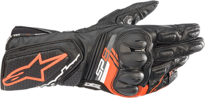 ALPINESTARS SP-8 V3 Gloves - Black/Fluo Red - 3XL 3558321-1030-3X