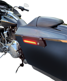 CUSTOM DYNAMICS Saddlebag Light - Red Lens CD-LATCH-DC-R