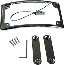 CUSTOM DYNAMICS License Plate Frame - LED - Chrome LPF-RAD-CVO-C
