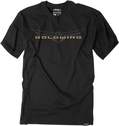 FACTORY EFFEX Goldwing Sketched T-Shirt- Black - XL 25-87816