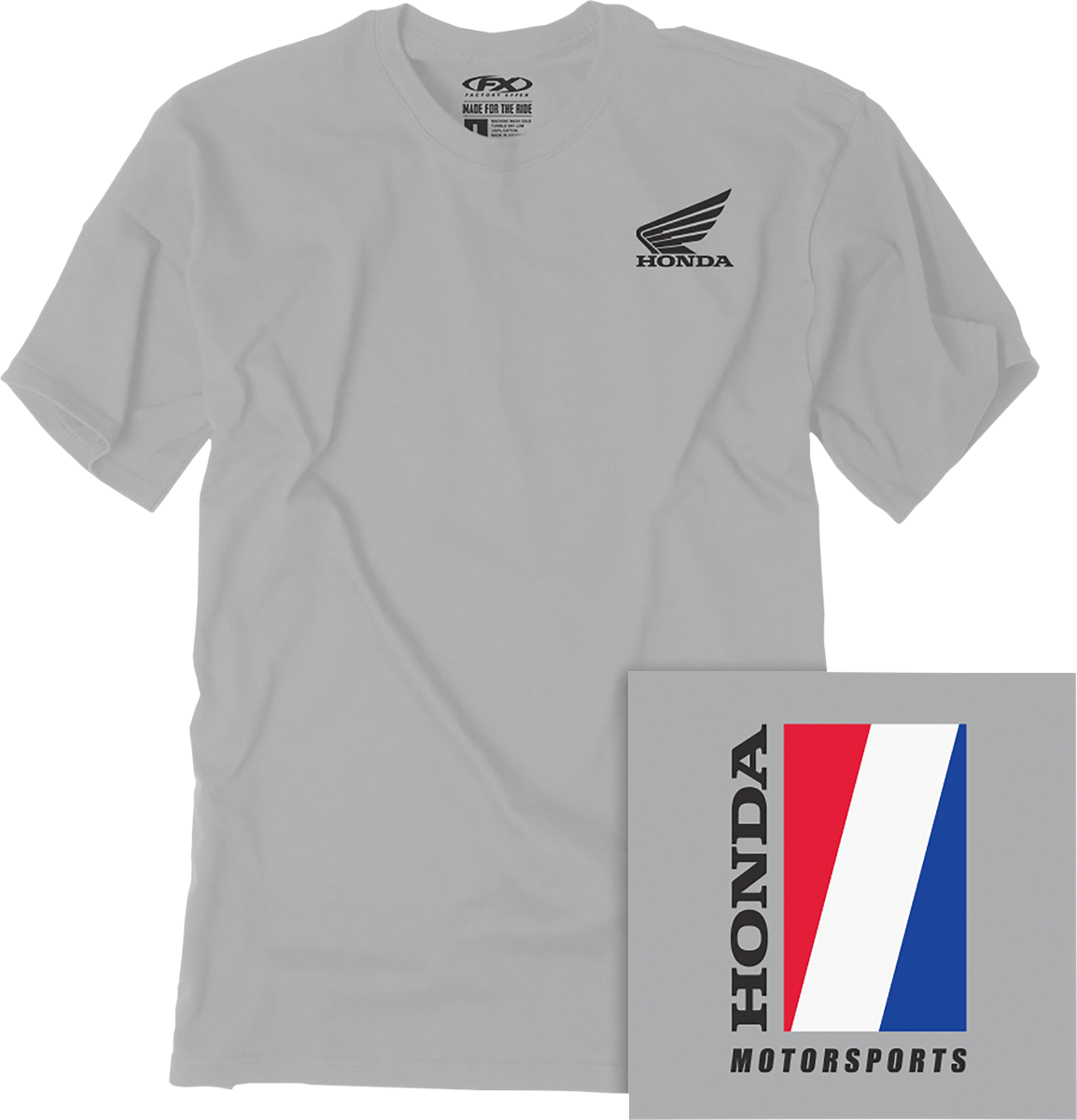 FACTORY EFFEX Honda Motorsports T-Shirt - Sand - 2XL 25-87308