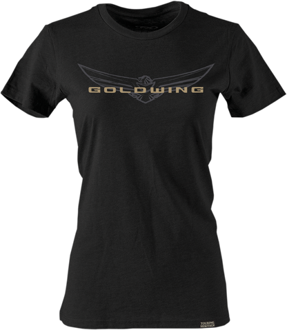 FACTORY EFFEX Women's Goldwing Sketched T-Shirt - Black - Large 25-87844