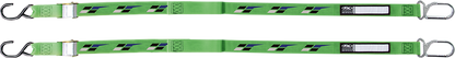 FACTORY EFFEX Tie-Downs - Black/Green - Kawasaki 22-45182