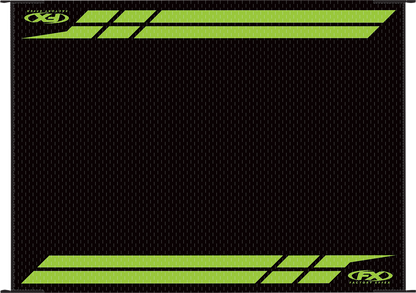 FACTORY EFFEX RV Mat - Black/Green - Kawasaki 22-45130