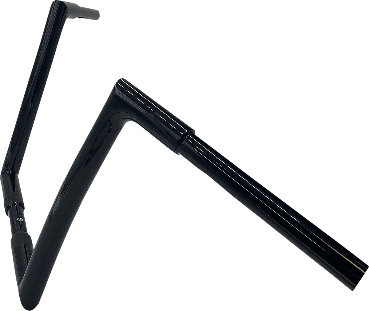 FAT BAGGERS INC. 1-1/4" EZ Install Flat Top Handlebar - 12" - Black 708012-B