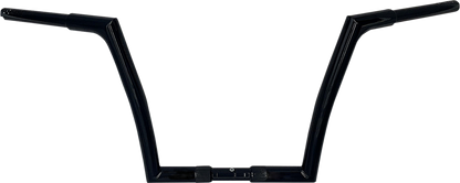 FAT BAGGERS INC. 1-1/4" EZ Install Flat Top Handlebar - 12" - Black 708012-B