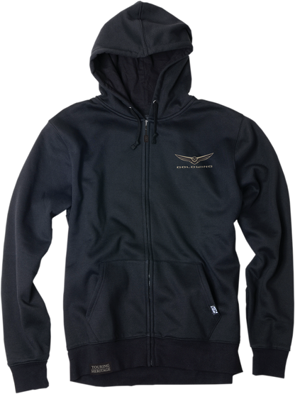 FACTORY EFFEX Goldwing Icon Zip-Up Hoodie - Black - XL 25-88806