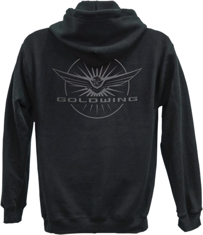 FACTORY EFFEX Goldwing Burst Zip Hoodie - Black - Medium 25-88812