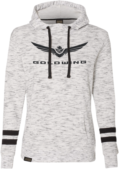 FACTORY EFFEX Women's Goldwing Bold Pullover Hoodie - White/Black - XL 25-88826