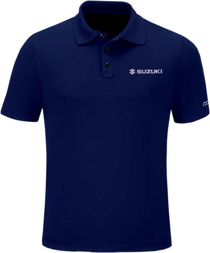 FACTORY EFFEX Suzuki Polo Shirt - Navy - Medium 25-85402