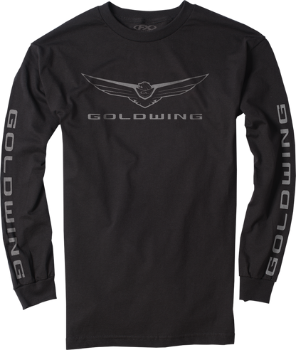 FACTORY EFFEX Goldwing Icon Long-Sleeve T-Shirt - Black - XL 25-87836