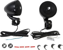KICKER Mini Speakers - 4 ohm - Black 47PSMB34