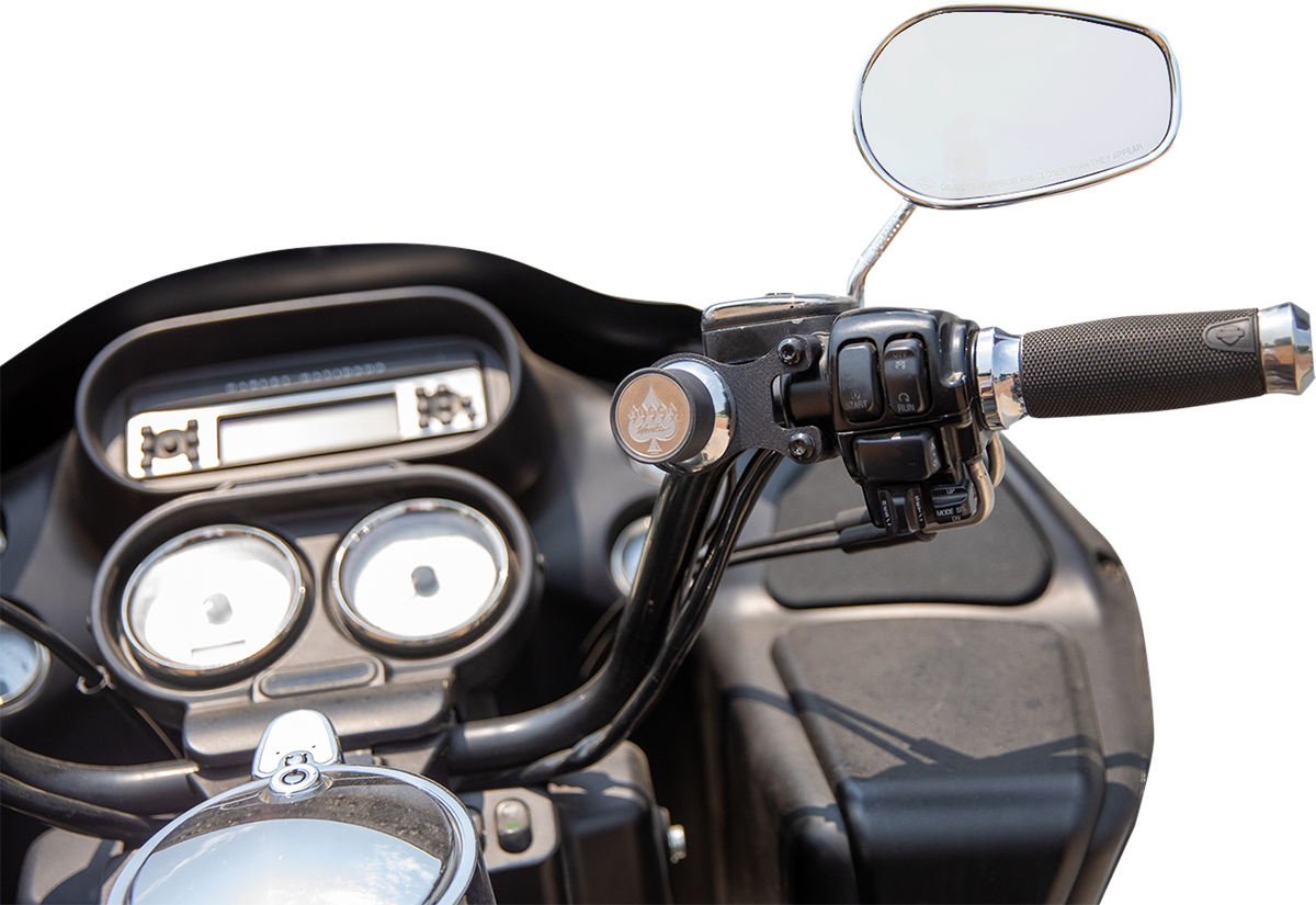 KLOCK WERKS iOmounts™ Device Mount - Handlebar Mount - Chrome KWD-01-0605-C
