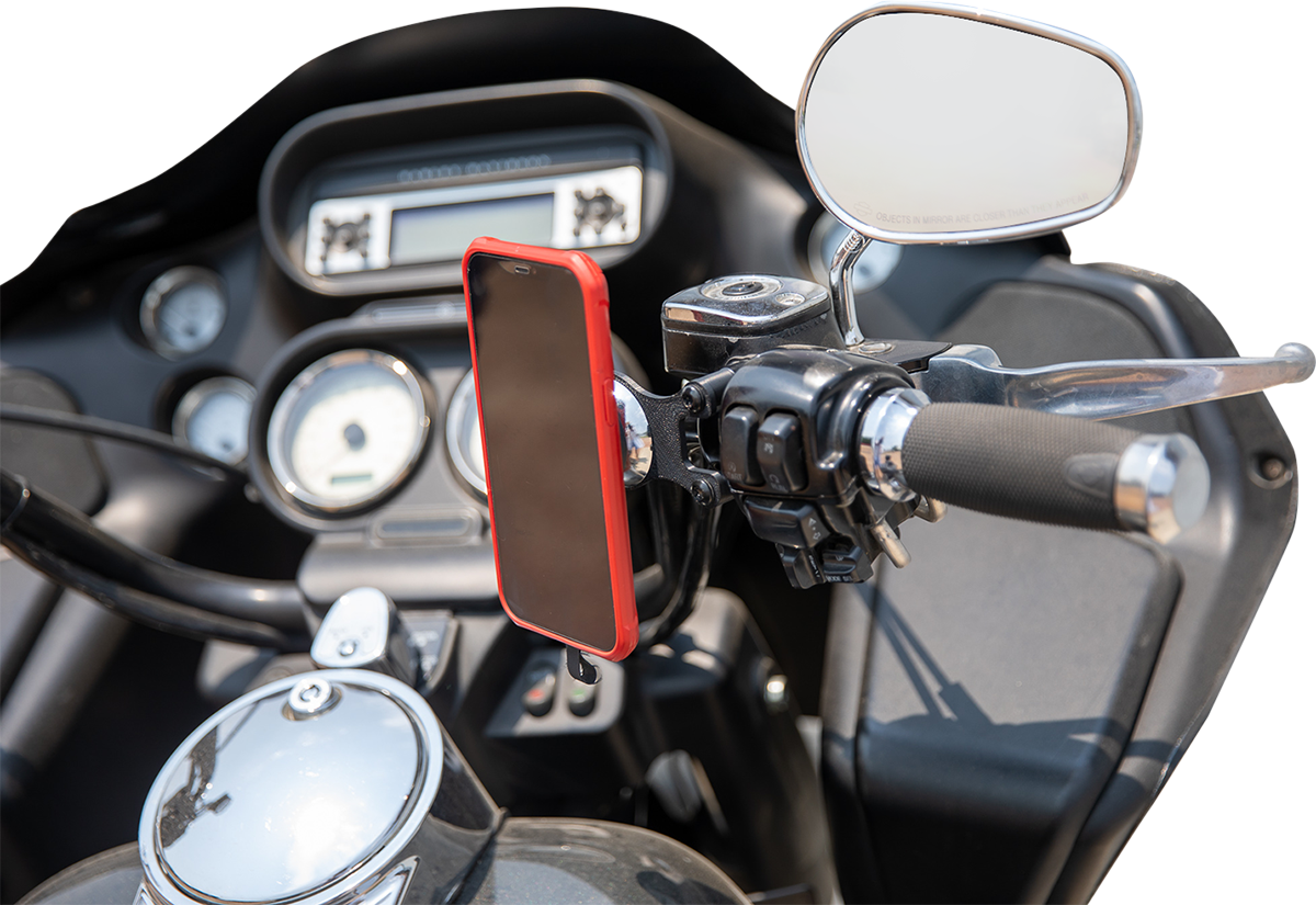 KLOCK WERKS iOmounts™ Device Mount - Handlebar Mount - Chrome KWD-01-0605-C