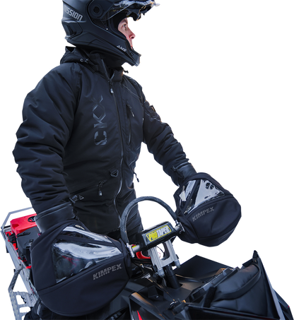 KIMPEX Snowmobile Muffs with Window - Polyester 370292