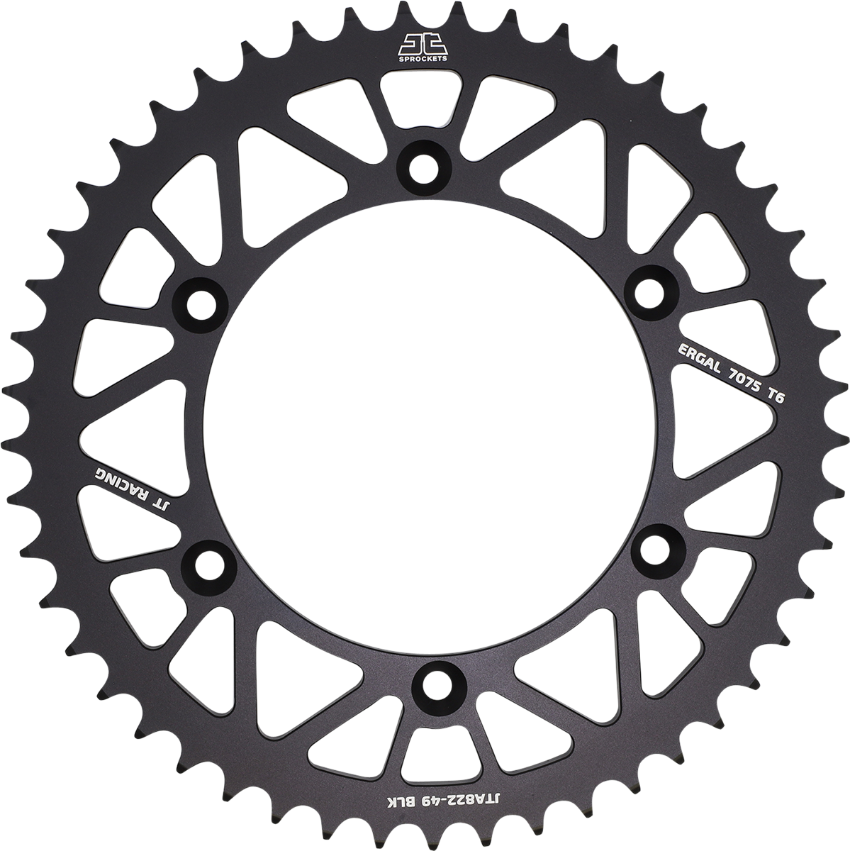 JT SPROCKETS Rear Sprocket - 520 - Black - 53 Tooth JTA822.53BLK