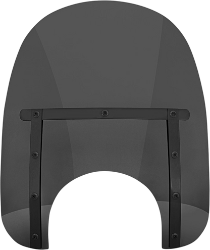 MEMPHIS SHADES Memphis Slim Windshield - 15" - 9" Headlight Cutout - Night Shades Dark Black Smoke MEB41210