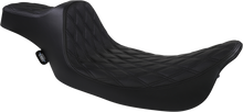 DRAG SPECIALTIES SEATS Extended Reach Predator III Seat - Double Diamond - Black Stitching - FL '99-'07 08011369