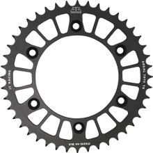 JT SPROCKETS Rear Sprocket - Honda - Black - 42 Tooth JTA210.42BLK