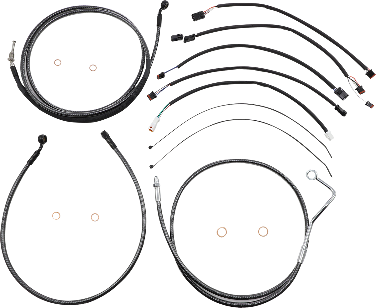 MAGNUM SHIELDING KARBONFIBR Designer Handlebar Installation Kit - 15"-17" - '17-'20 FLHRXS 787422
