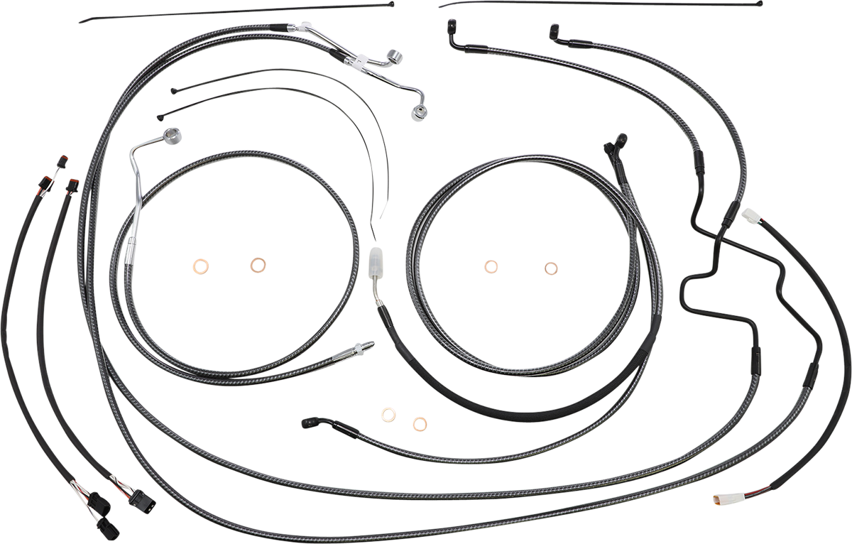 MAGNUM SHIELDING KARBONFIBR Designer Handlebar Installation Kit - 15"-17" - '17-'20 FLTR 787872