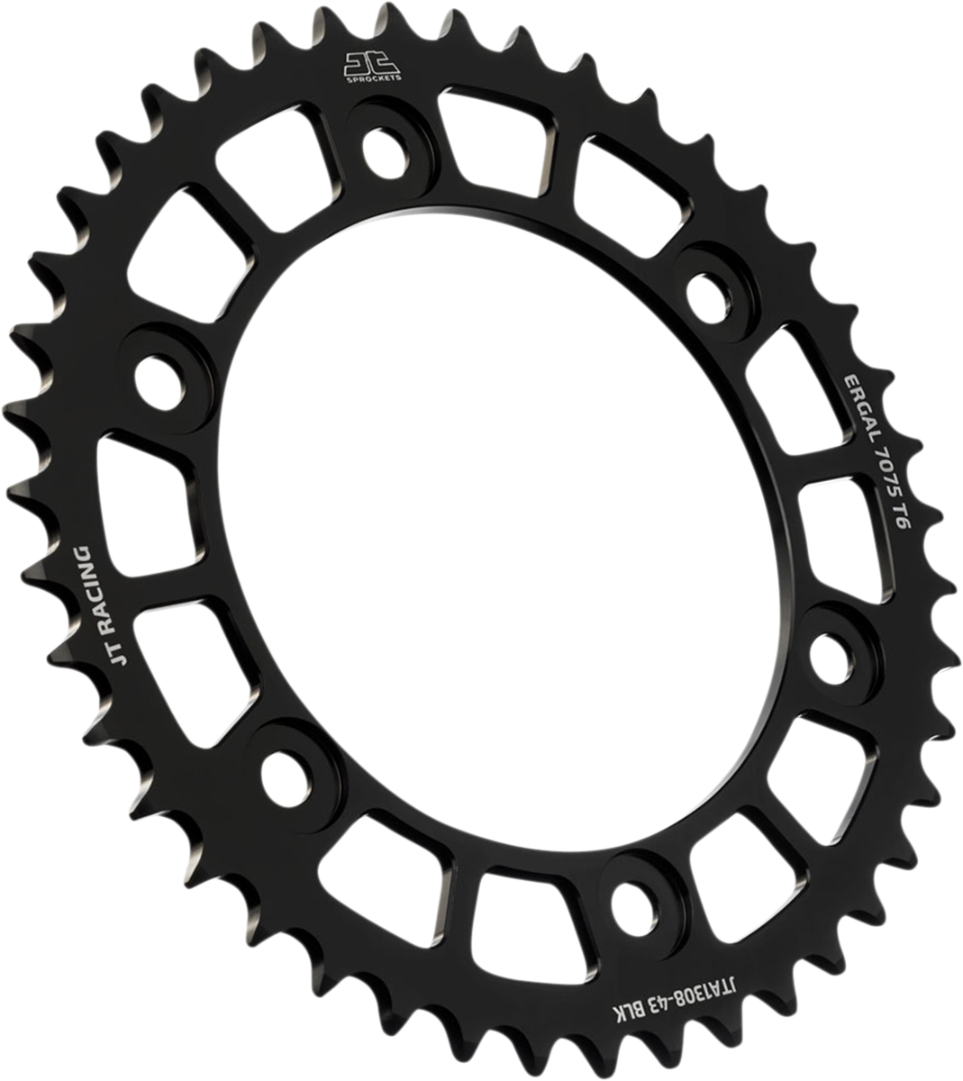JT SPROCKETS Rear Sprocket - Honda - Black - 46 Tooth JTA1308.46BLK