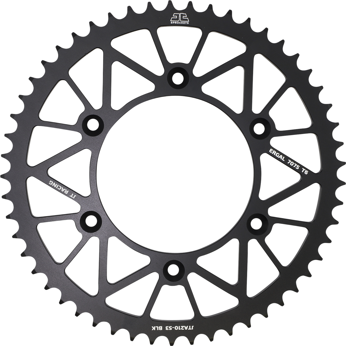 JT SPROCKETS Rear Sprocket - Honda - Black - 51 Tooth JTA210.51BLK