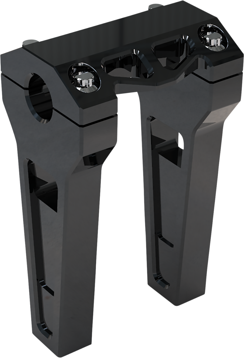 LA CHOPPERS Performance Risers - Straight - 6" - Black Anodized LA-7470-06B