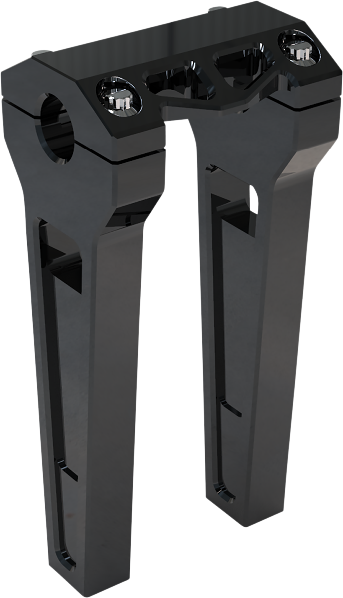 LA CHOPPERS Performance Risers - Straight - 8" - Black Anodized LA-7470-08B