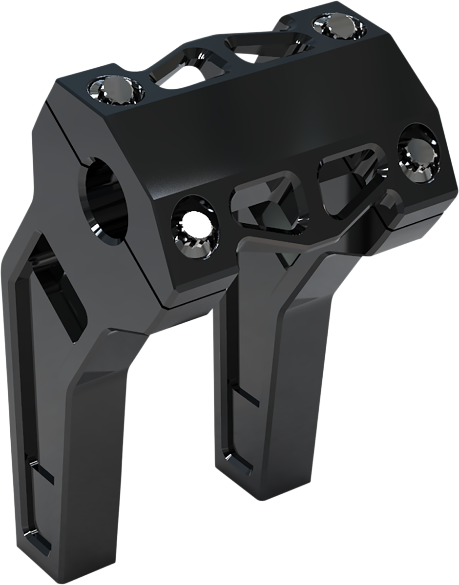 LA CHOPPERS Performance Risers - Pullback - 6" - Black Anodized LA-7471-06B