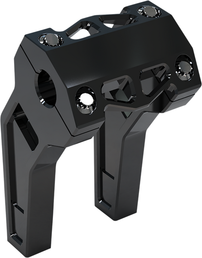 LA CHOPPERS Performance Risers - Pullback - 6" - Black Anodized LA-7471-06B