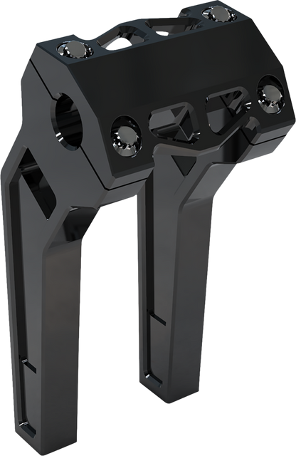 LA CHOPPERS Performance Risers - Pullback - 8" - Black Anodized LA-7471-08B