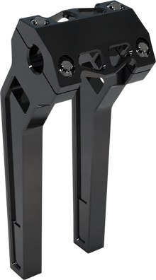 LA CHOPPERS Performance Risers - Pullback - 10" - Black Anodized LA-7471-10B