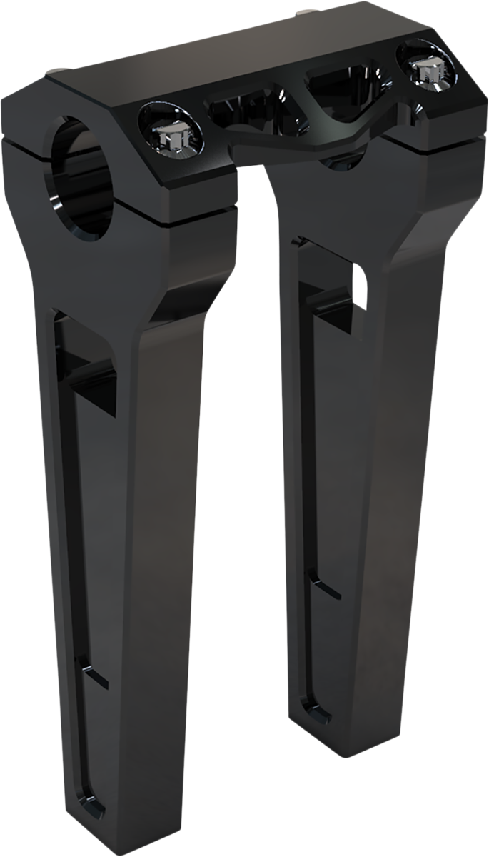 LA CHOPPERS Performance Risers - Straight - 8" x 1-1/4" - Black Anodized LA-7480-08B