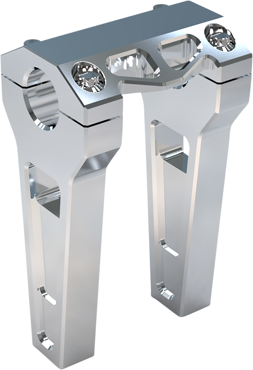 LA CHOPPERS Performance Risers - Straight - 6" x 1-1/4" - Raw LA-7480-06R
