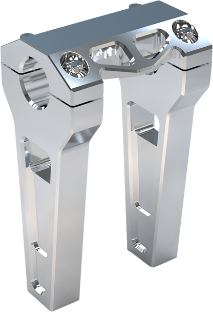 LA CHOPPERS Performance Risers - Straight - 6" x 1-1/4" - Raw LA-7480-06R