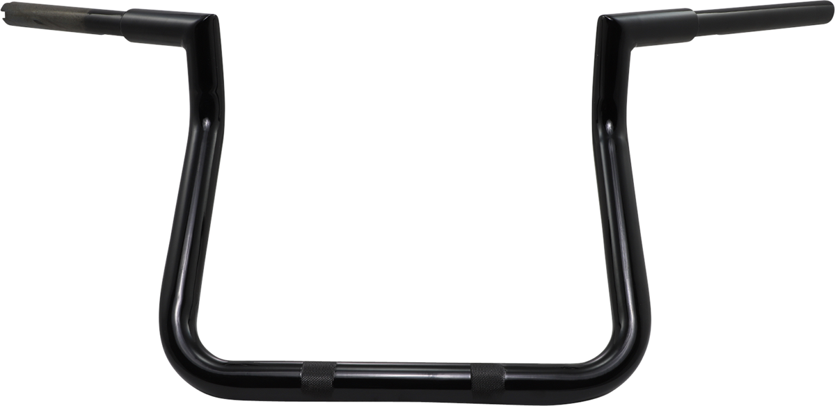 LA CHOPPERS 1-1/4" Twin Peak Challenger Handlebar - 10" - Black LA-7368-10B