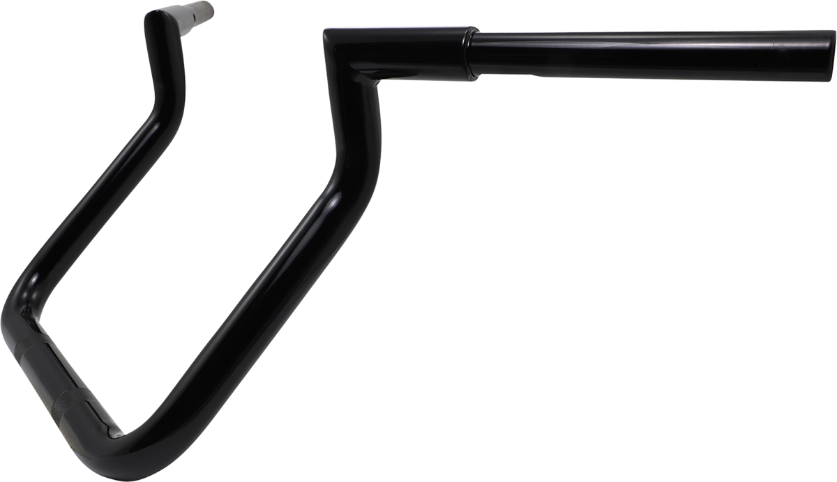 LA CHOPPERS 1-1/4" Twin Peak Challenger Handlebar - 10" - Black LA-7368-10B