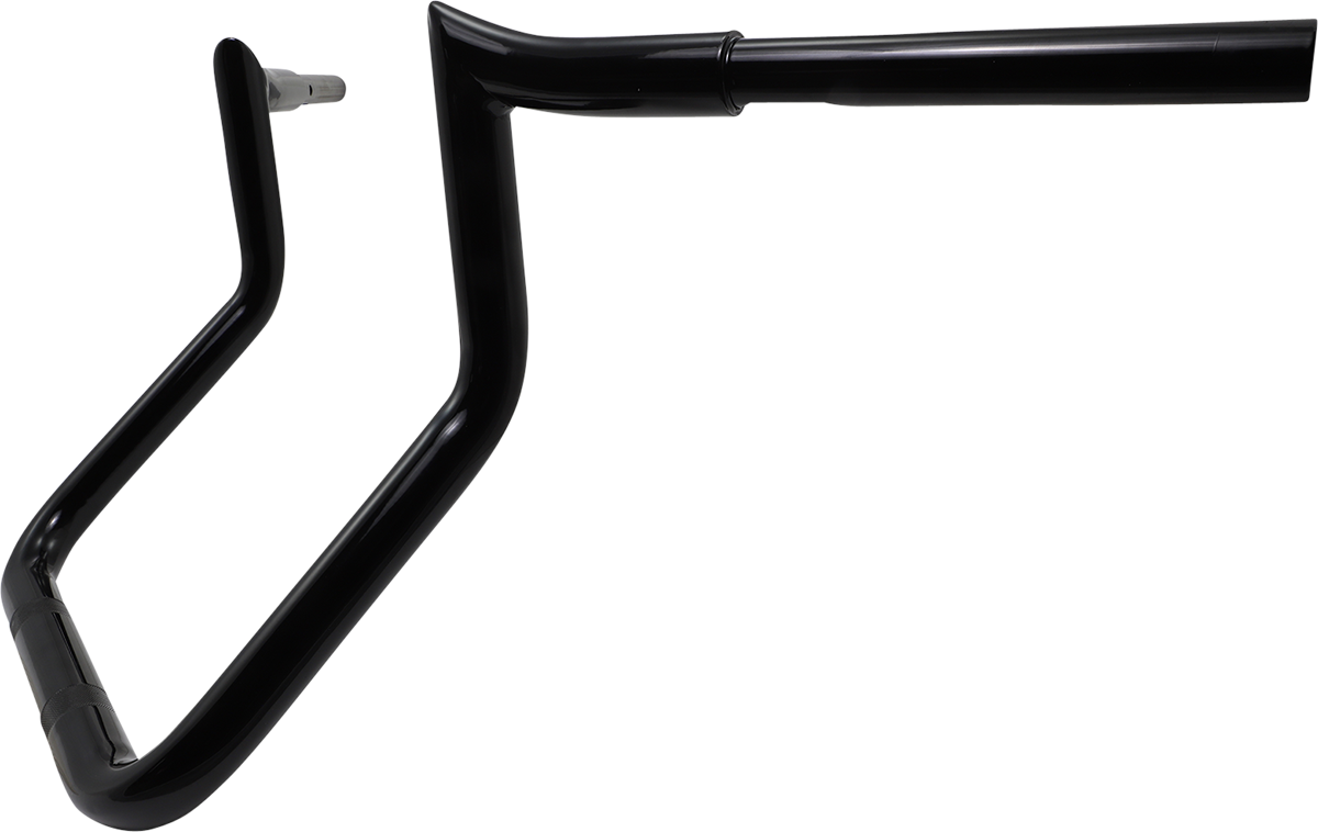 LA CHOPPERS 1-1/4" Prime Ape Challenger Handlebar - 12" - Black LA-7358-12B