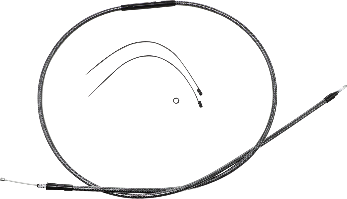 MAGNUM SHIELDING High-Efficiency Polished KARBONFIBR Clutch Cable - 74-11/16" 72106HE