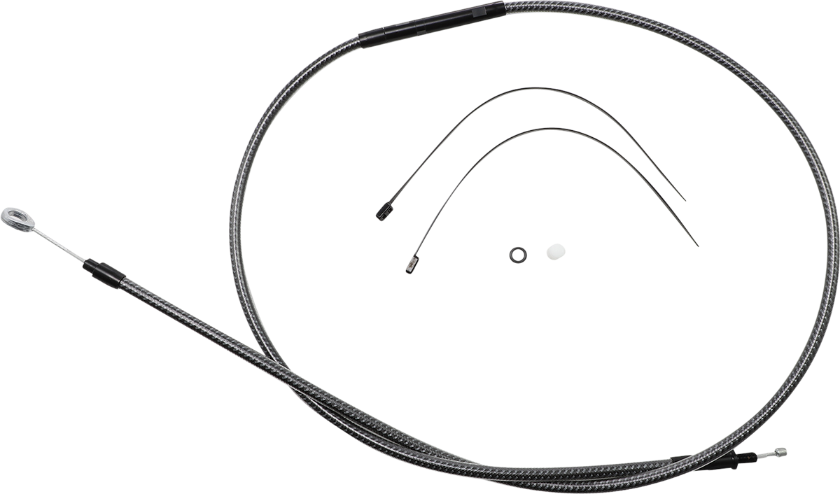 MAGNUM SHIELDING High-Efficiency Polished KARBONFIBR Clutch Cable - 66-11/16" 72124HE