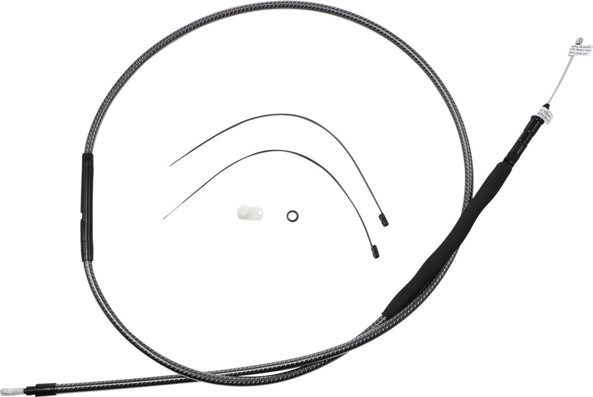 MAGNUM SHIELDING High-Efficiency Polished KARBONFIBR Clutch Cable - 72-11/16" 722310HE