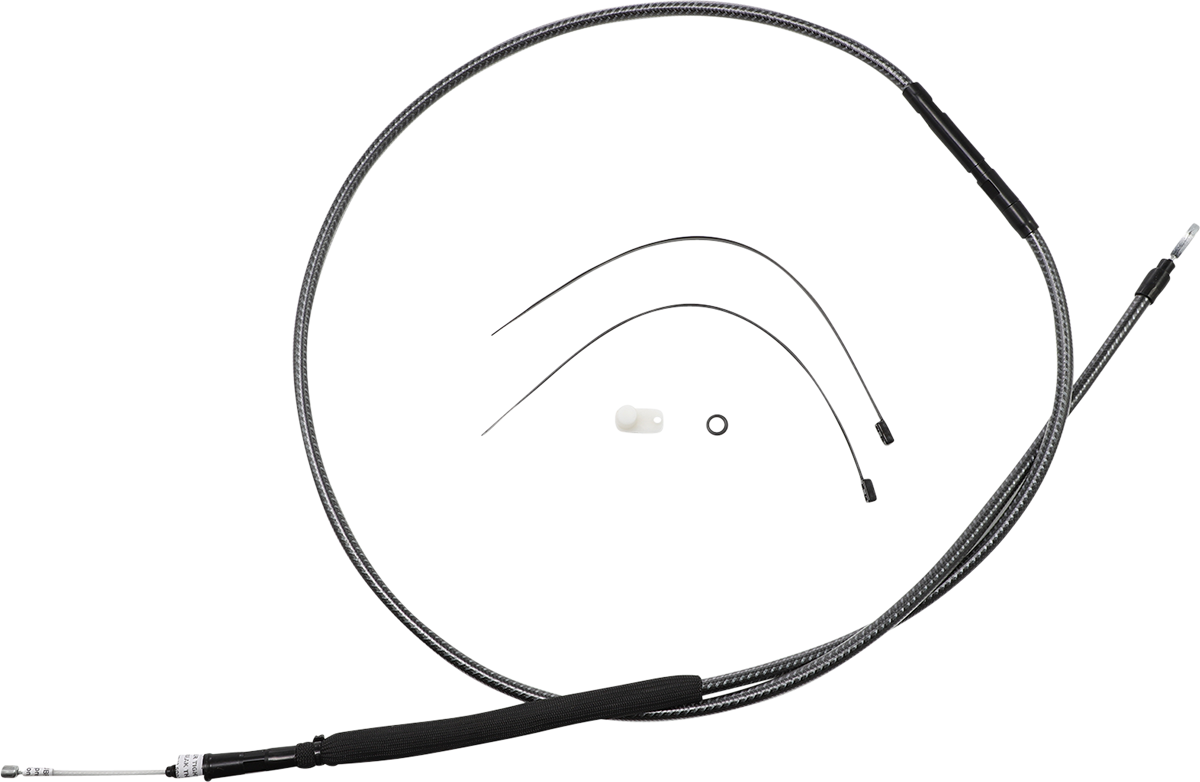 MAGNUM SHIELDING High-Efficiency Polished KARBONFIBR Clutch Cable - 74-11/16" 722312HE