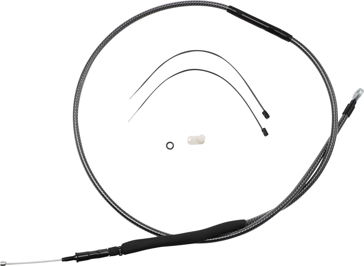MAGNUM SHIELDING High-Efficiency Polished KARBONFIBR Clutch Cable - 66-11/16" 72234HE